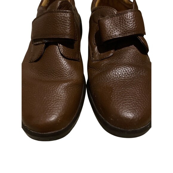 Dr Comfort William Shoes Men Size 13 W Brown Leather Slip On Walking Shoes 6020 main image 5